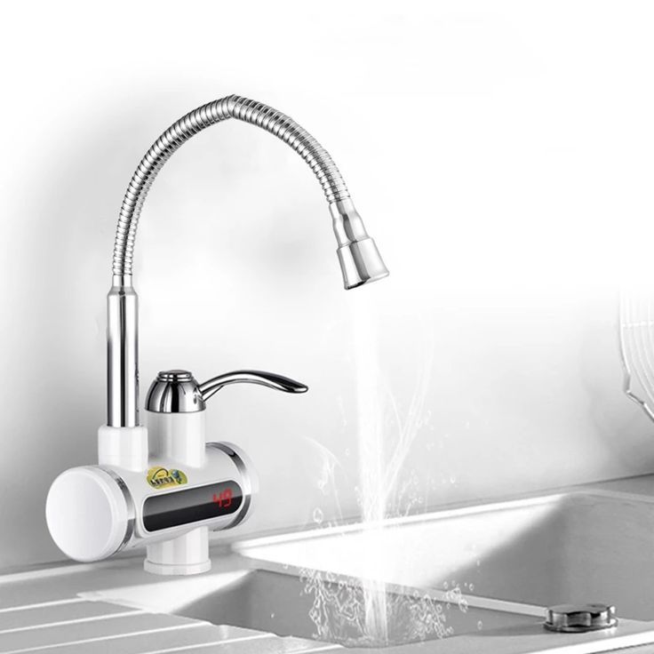 Electric Hot Water Heater Faucet – Instant Heating Stainless Steel Water Tap - Image 3