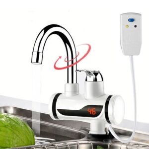 Electric Hot Water Heater Faucet – Instant Heating Stainless Steel Water Tap - Image 2